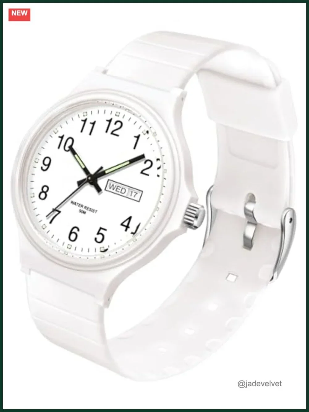 Women's Waterproof Analog Watch Day Date Luminous Minimalist Sport